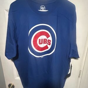 47 Brand Blue Cubs Emblem Tee xxl